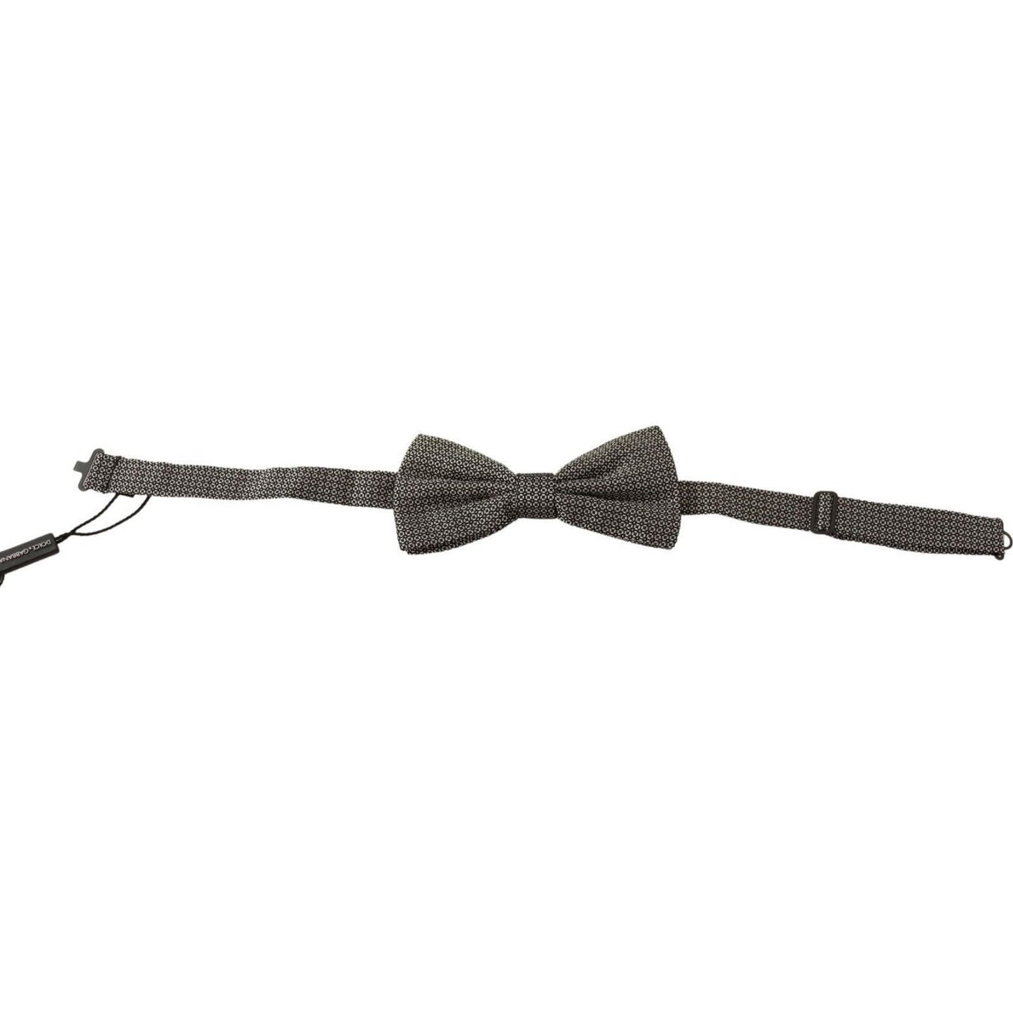Dolce & Gabbana Elegant Multicolor Silk Bow Tie Necktie Dolce & Gabbana Dark Slate Gray