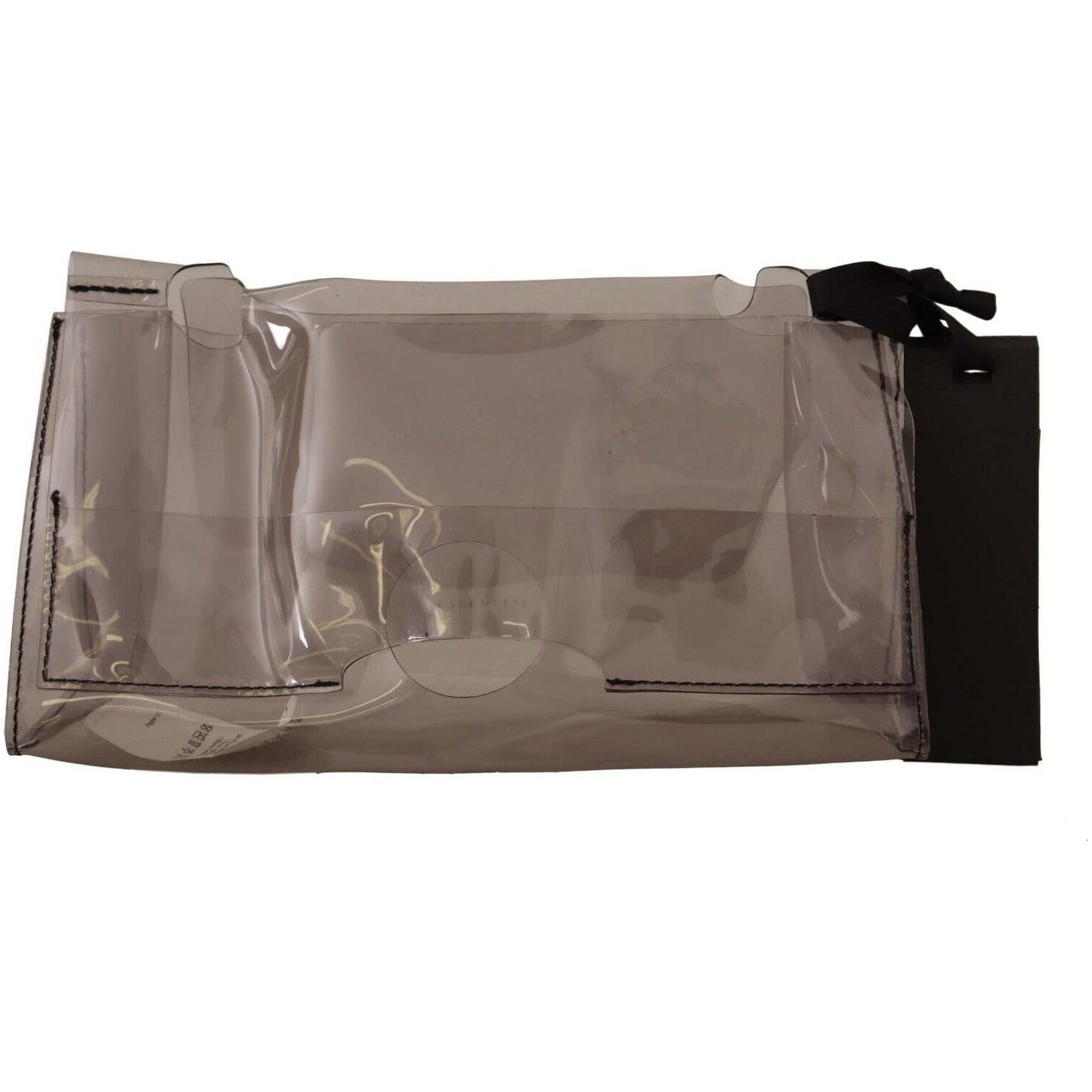 PINKO Chic Transparent Clutch for Evening Elegance Clutch Bag PINKO Dim Gray