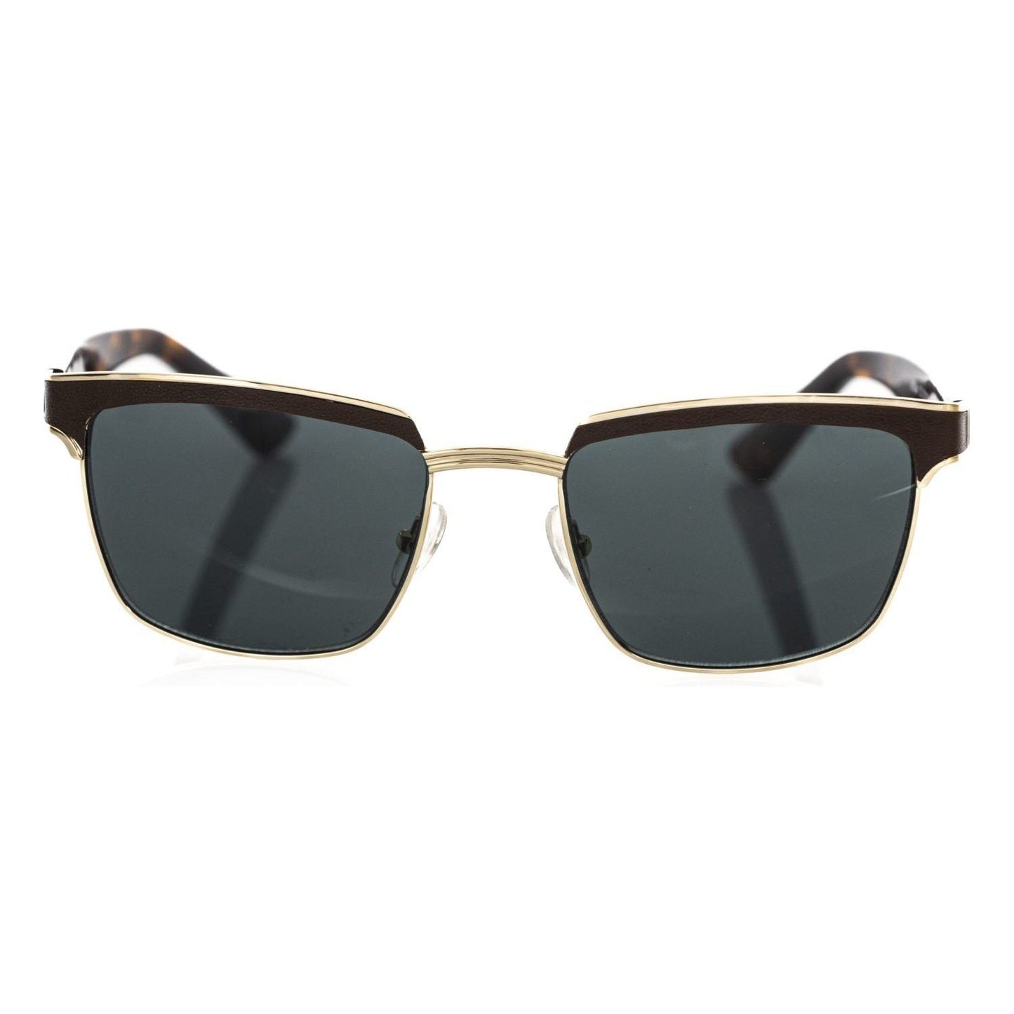 Frankie Morello Brown Metallic Men's Sunglass Frankie Morello Dark Slate Gray
