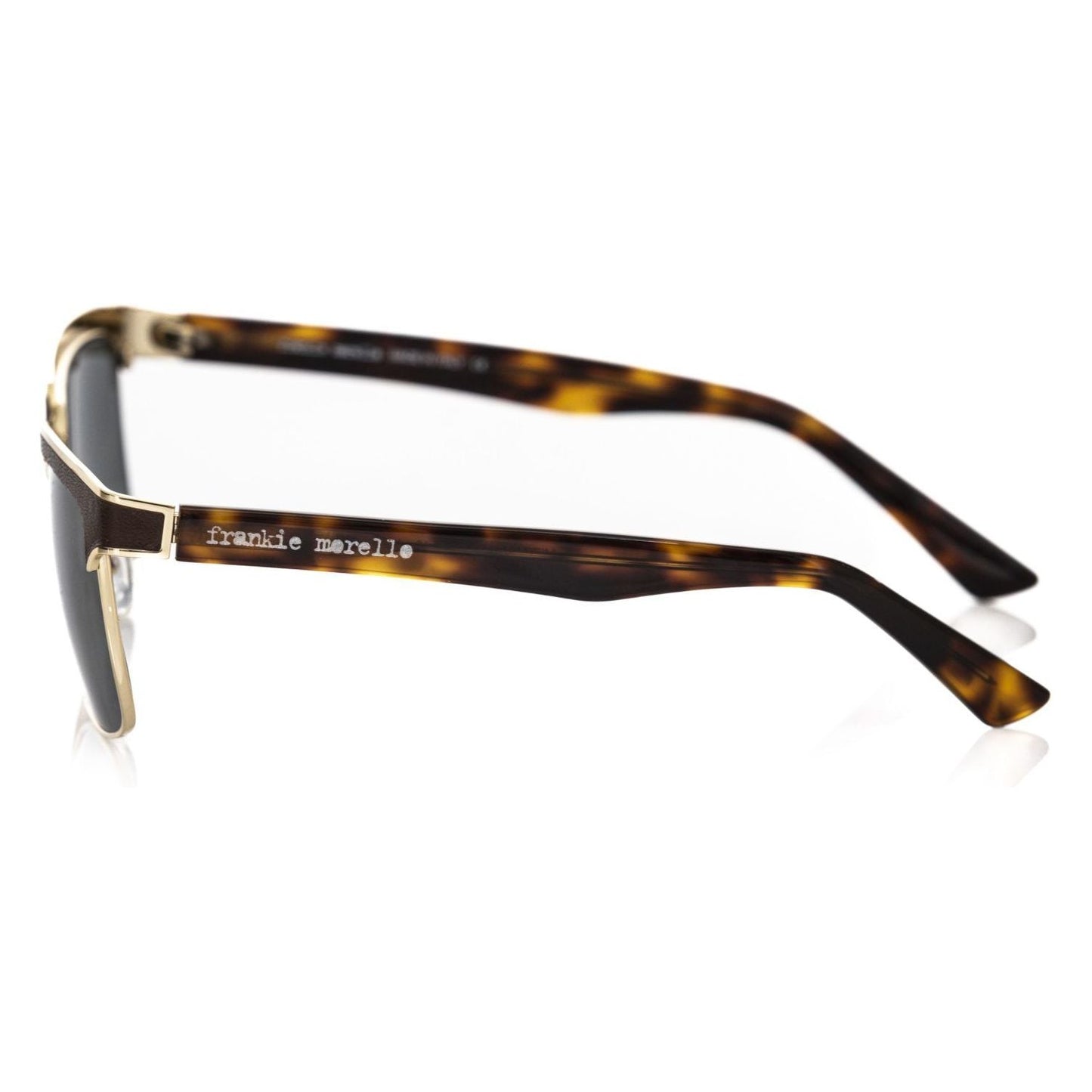 Frankie Morello Brown Metallic Men's Sunglass Frankie Morello Beige