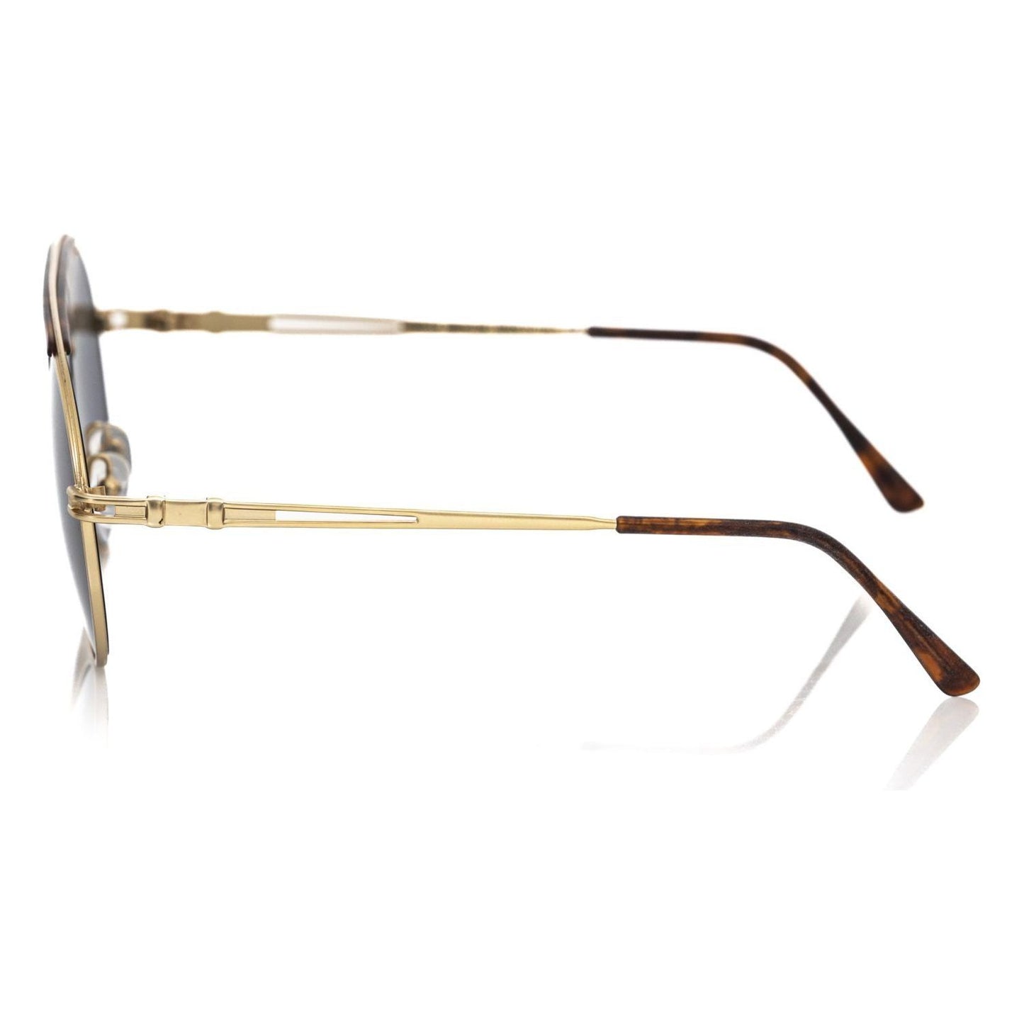 Frankie Morello Brown Metallic Sunglass for Men Frankie Morello Light Gray