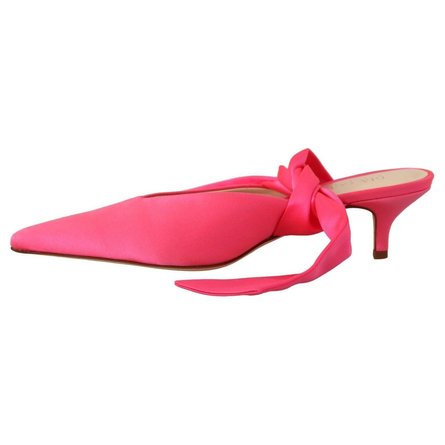 GIA COUTURE Chic Pink Kitten Heels for Elegant Evenings GIA COUTURE Tomato