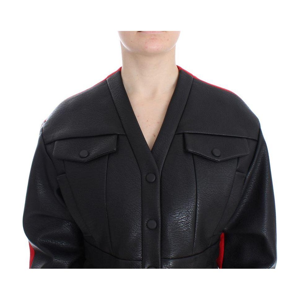 KAALE SUKTAE Elegant Cropped Artisan Jacket Coats & Jackets KAALE SUKTAE Dark Slate Gray