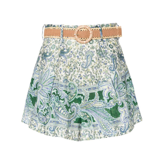 Zimmermann Ottie Tuck Linen Shorts Short trousers