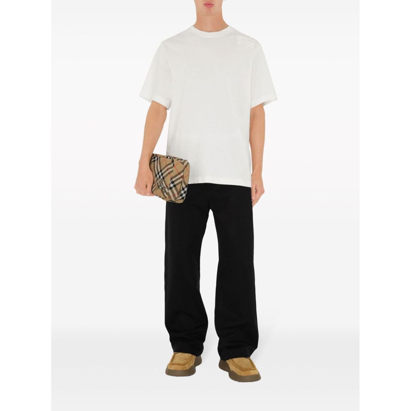 Burberry nova check pouch Small Leather Goods Burberry White Smoke
