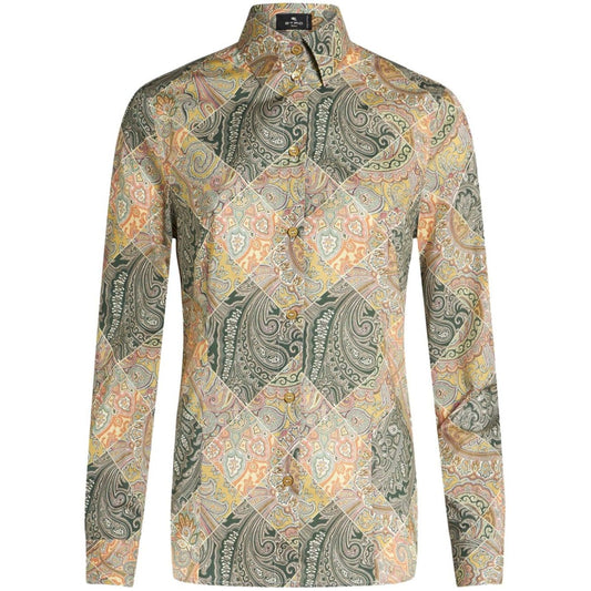 Etro Shirts Yellow Shirts