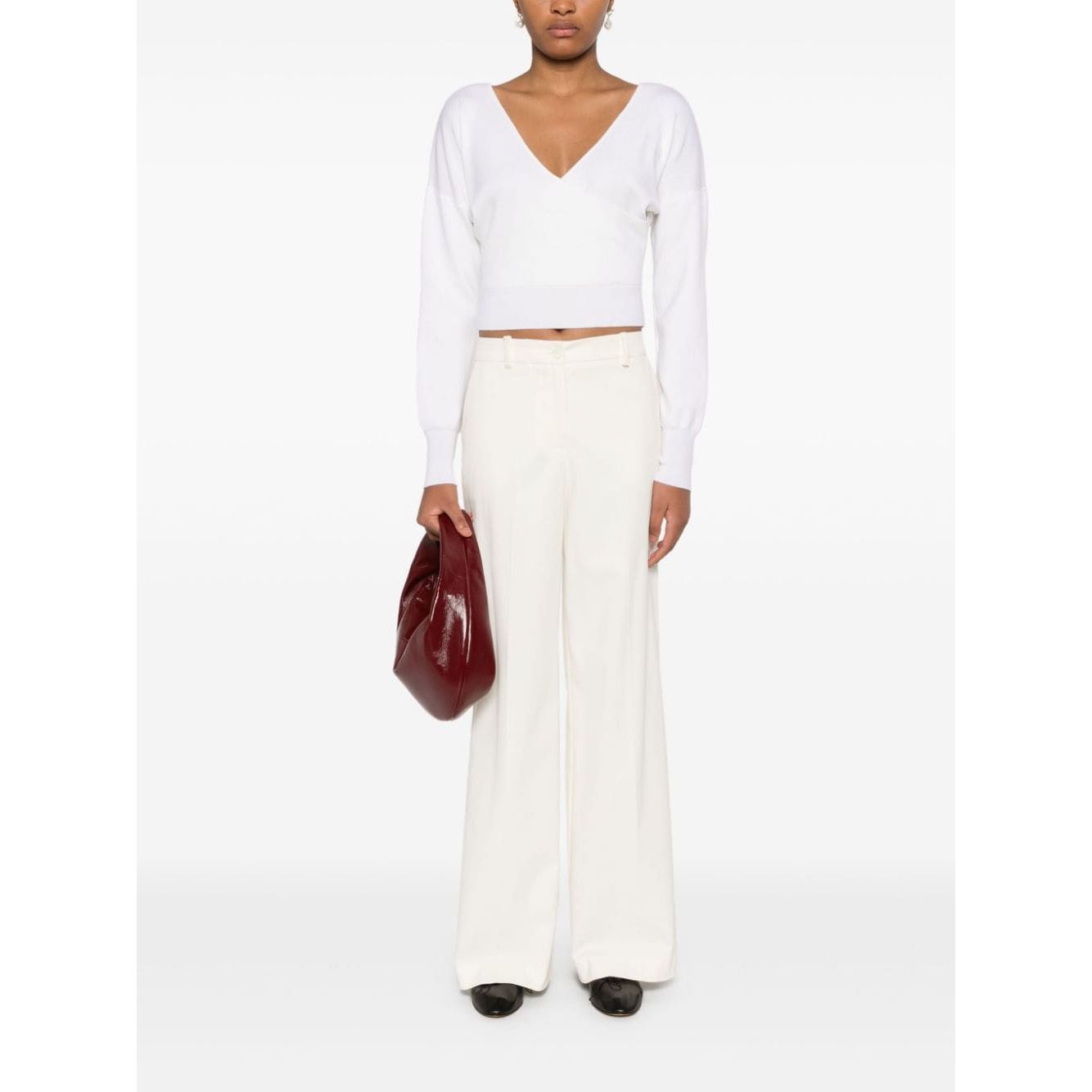 Parosh Trousers White Trousers