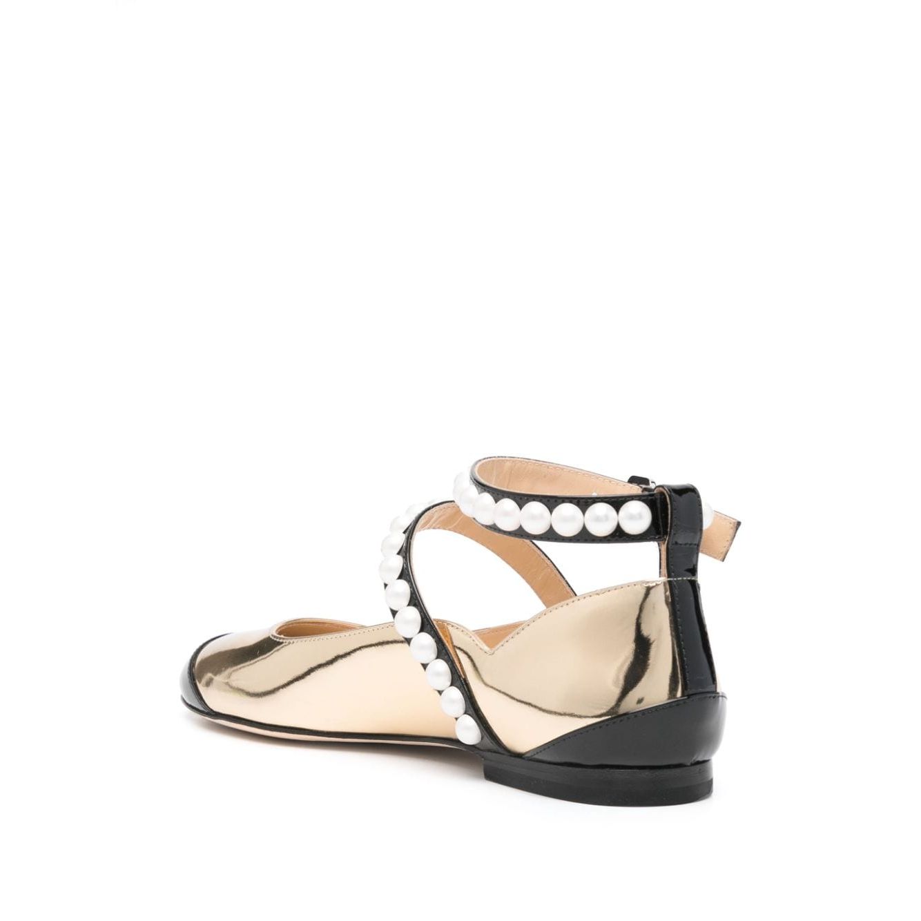 MACH & MACH Flat shoes Golden