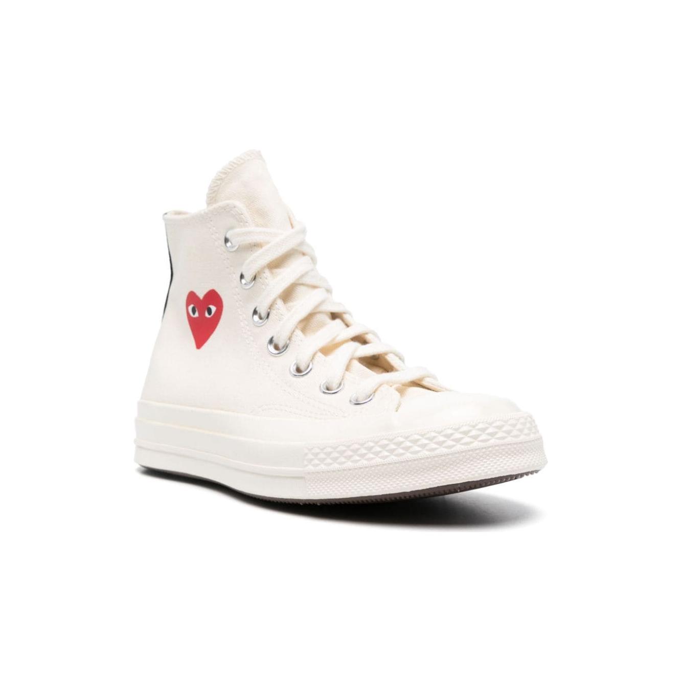 Comme Des Garcons Play x Converse Chuck 70 "Cream" sneakers Sneakers Comme Des Garcons Antique White
