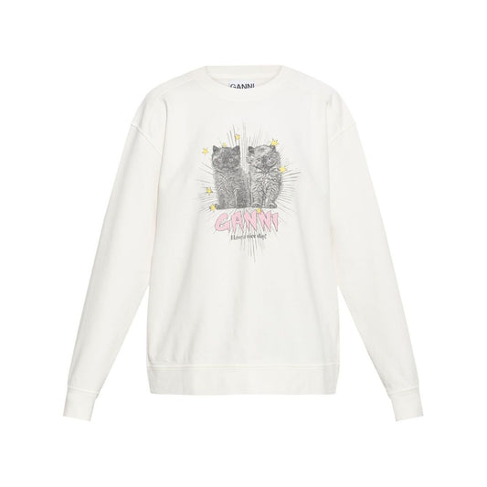 Ganni Kittens Sweatshirt Topwear