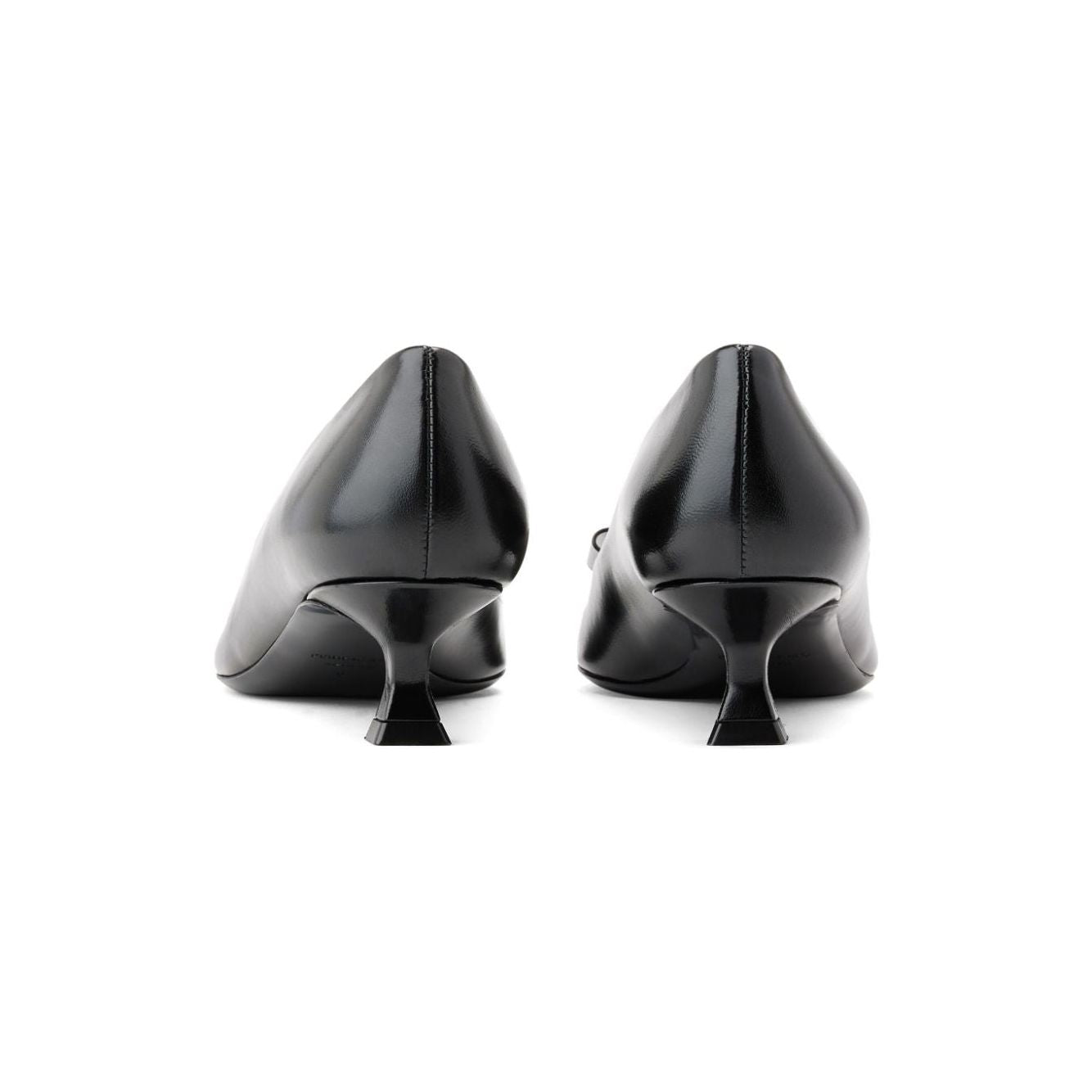 Ferragamo New Vara leather pumps High Heel Ferragamo Dark Slate Gray