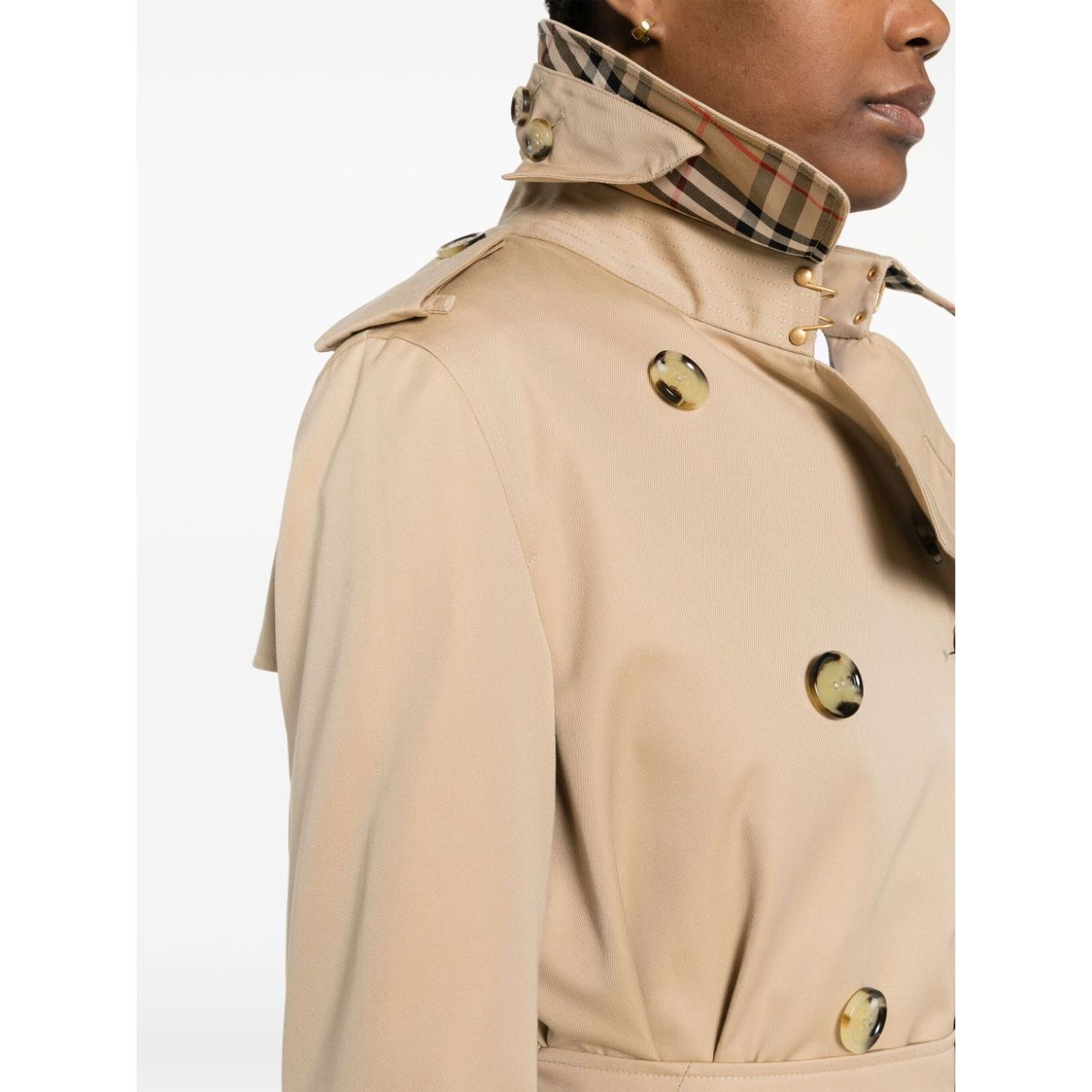 Burberry Short Kensington Heritage cotton trench coat Coats