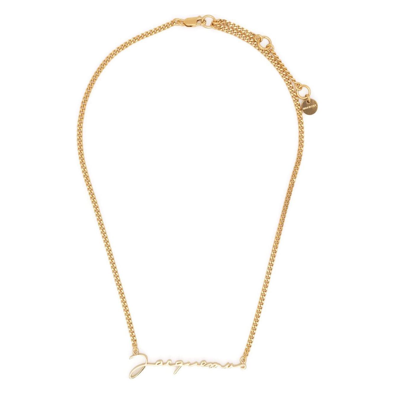 JACQUEMUS Bijoux Golden Jewellery JACQUEMUS Antique White
