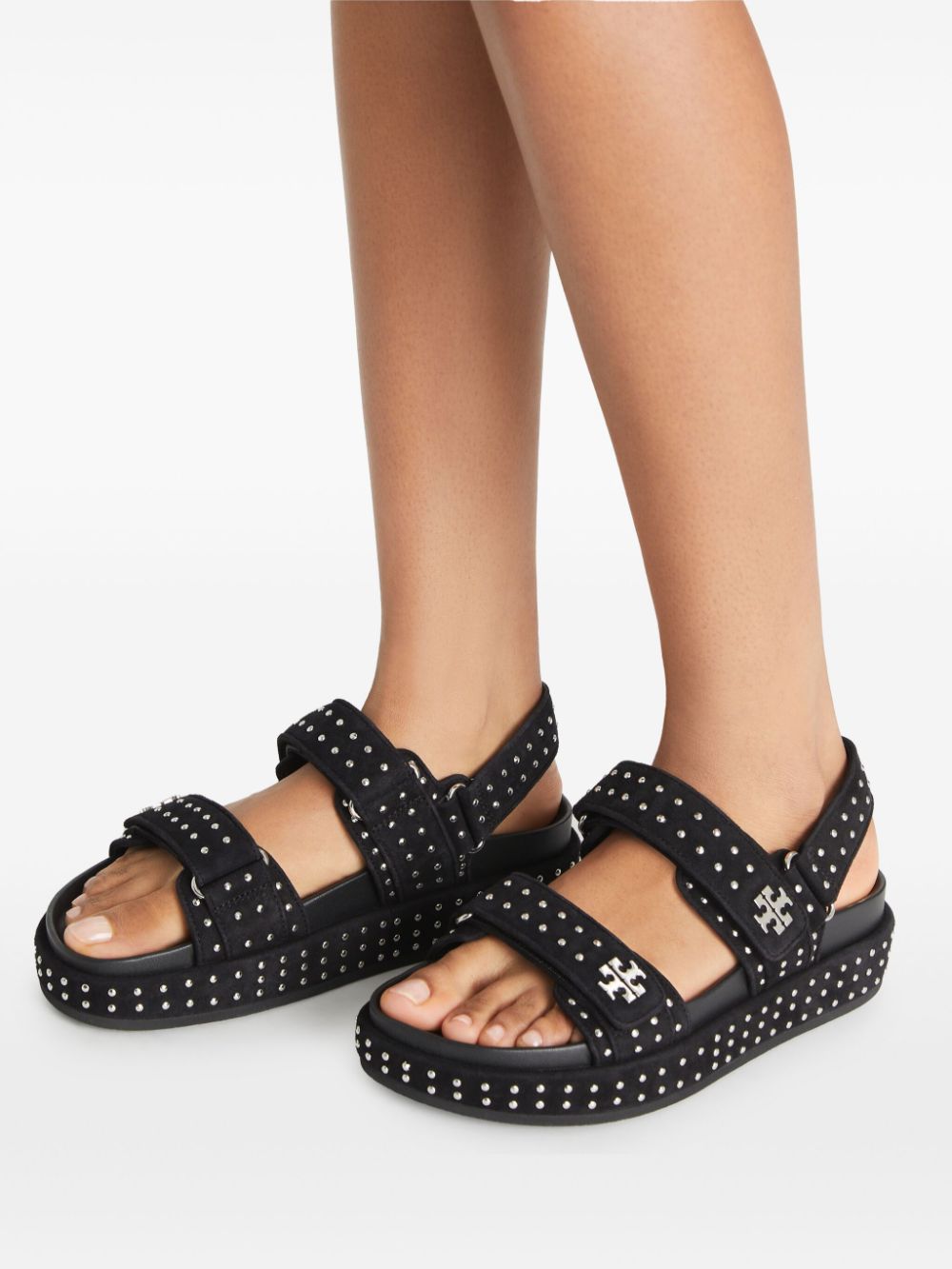 Tory Burch Kira studded sandals Sandals Tory Burch Antique White