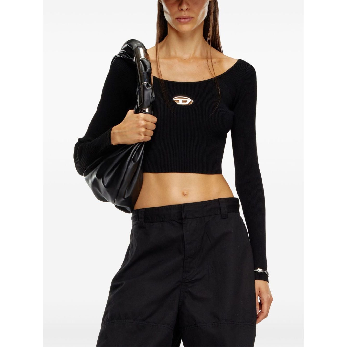 Diesel Top Black Topwear