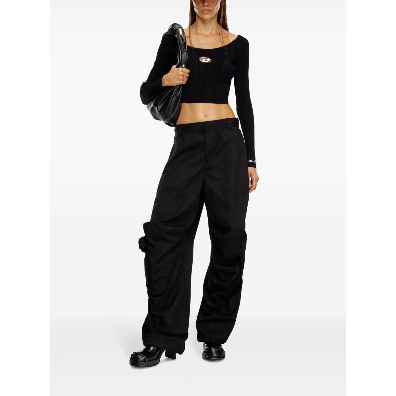 Diesel Top Black Topwear