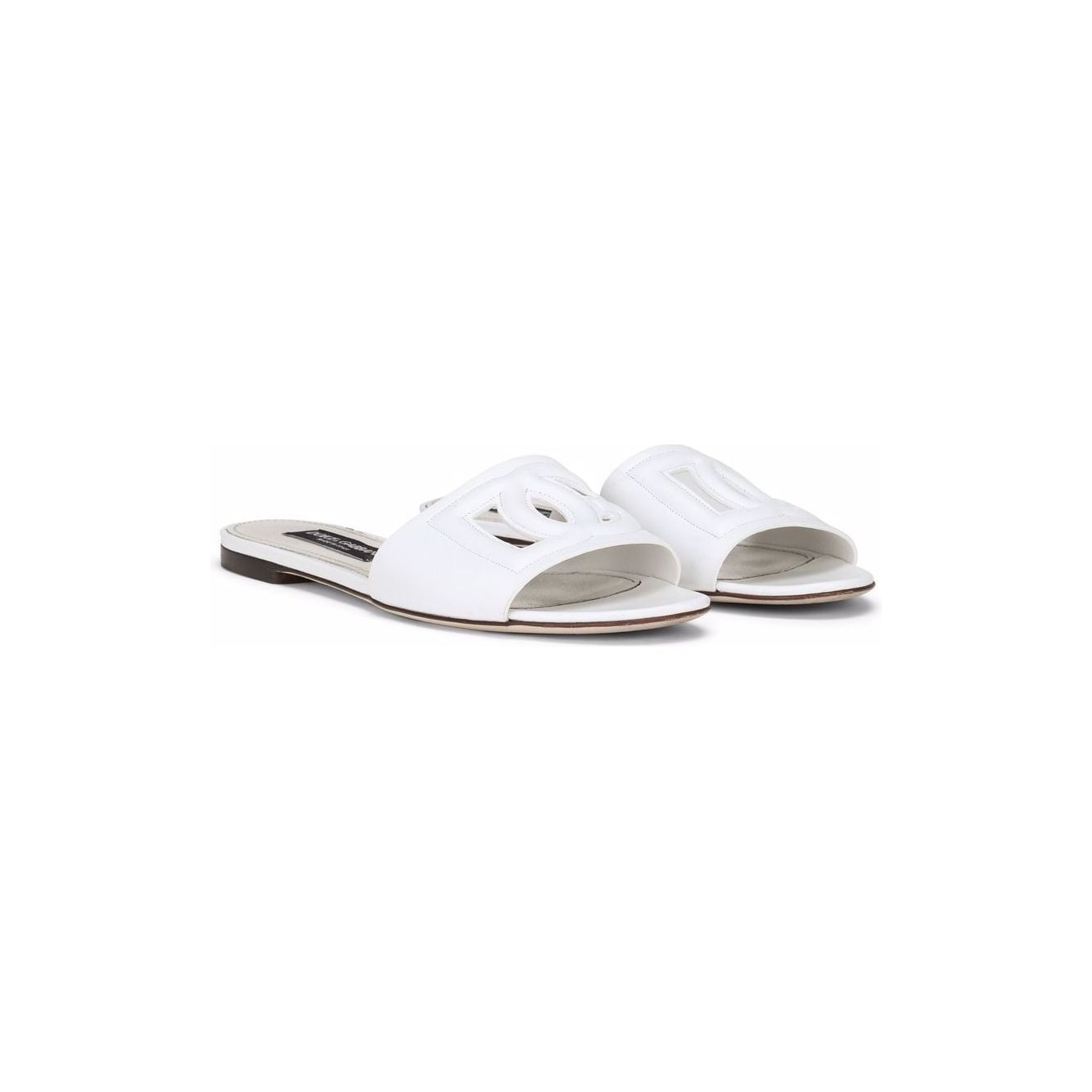 Dolce & Gabbana DG Logo leather sandals Sandals Dolce & Gabbana Lavender