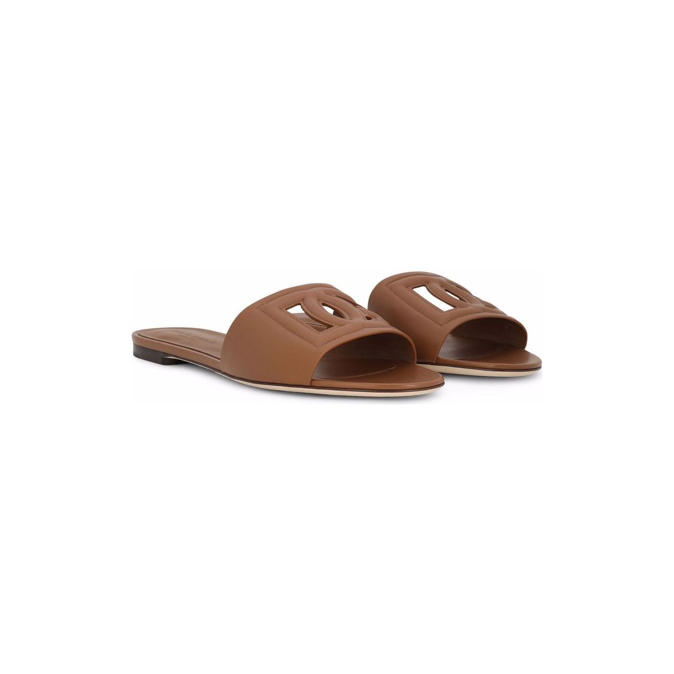 Dolce & Gabbana DG Logo leather sandals Sandals Dolce & Gabbana Sienna