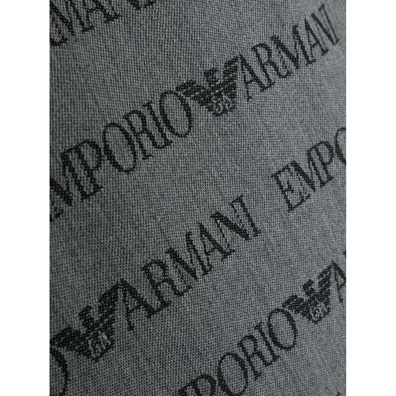 Emporio Armani Scarfs Grey Scarves Hats & Gloves Emporio Armani Dim Gray