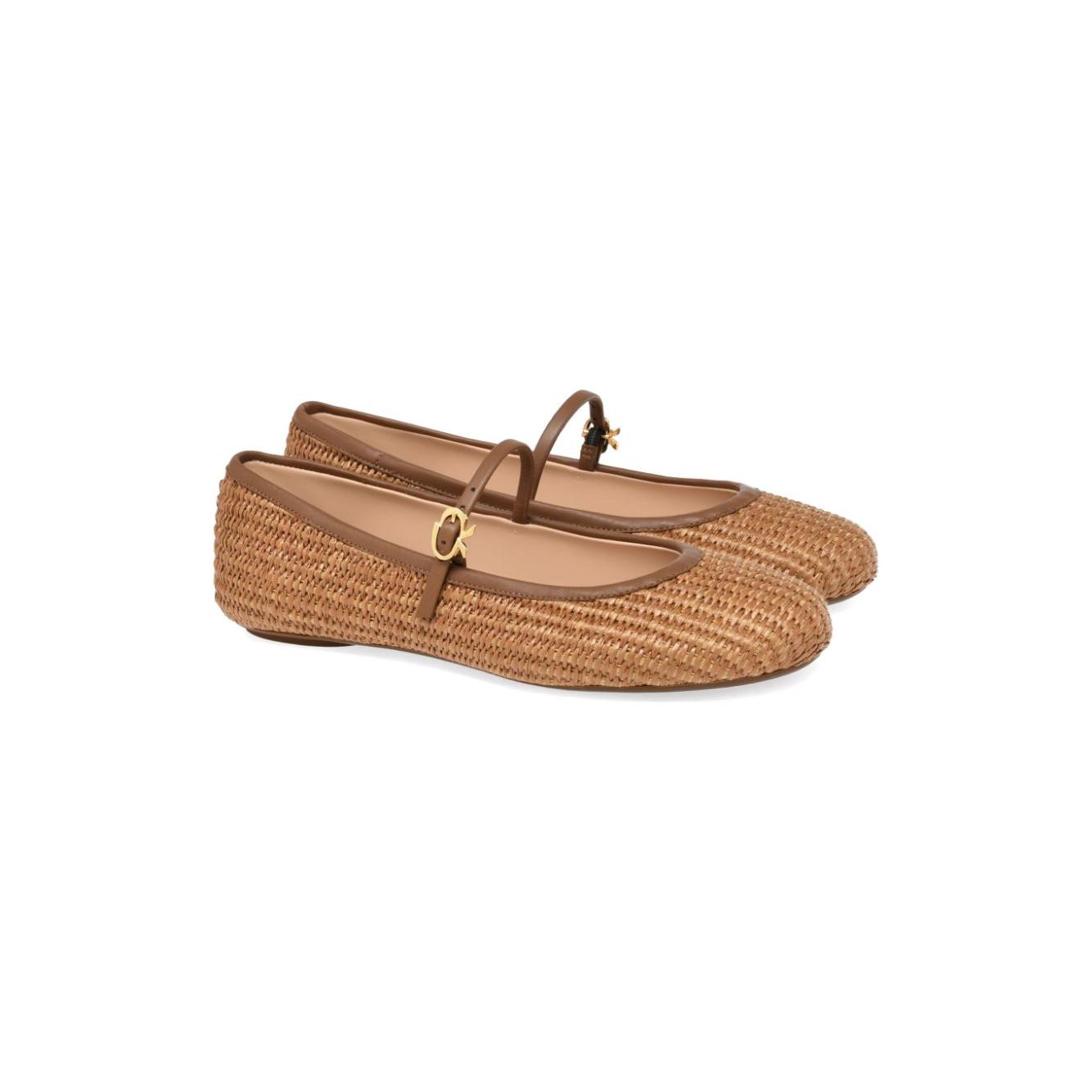 Gianvito Rossi Flat shoes Leather Brown Flat Shoes Gianvito Rossi Rosy Brown