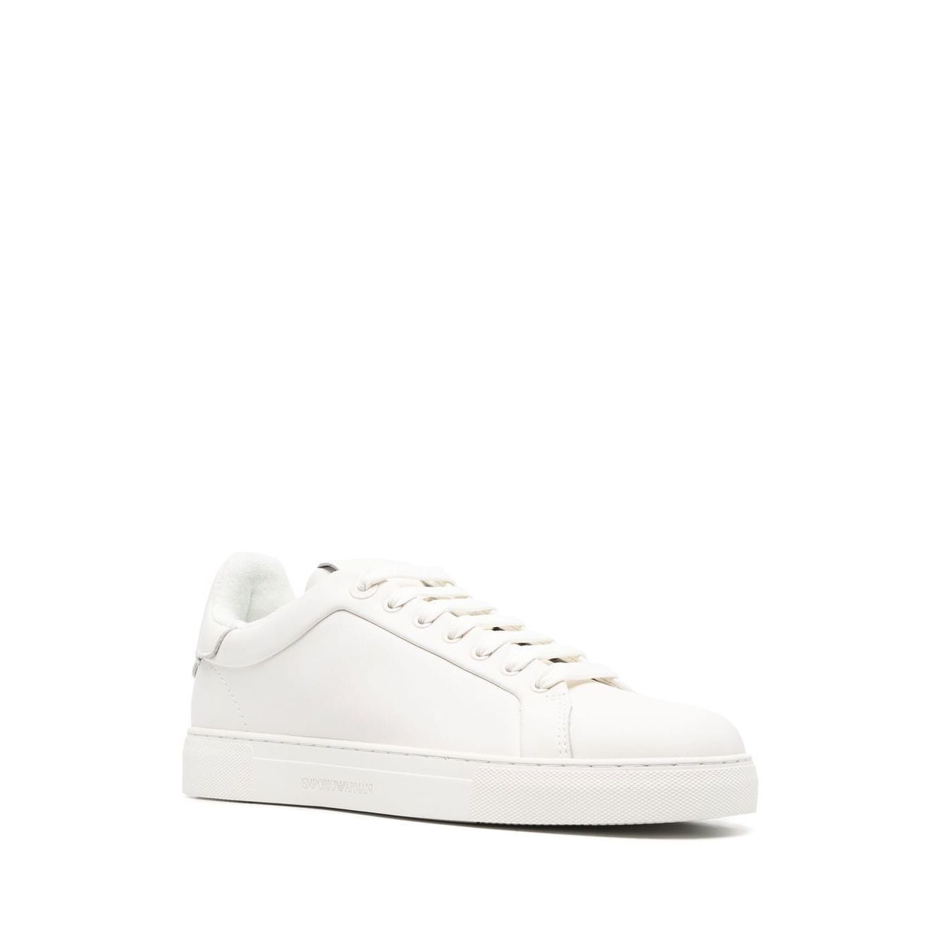 Emporio Armani logo print lace-up sneaker