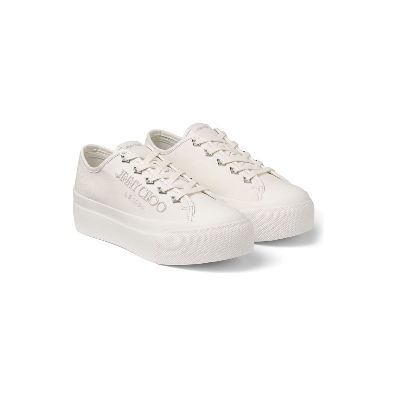 Jimmy Choo Palma Maxi sneakers with raised sole Sneakers Jimmy Choo Light Gray