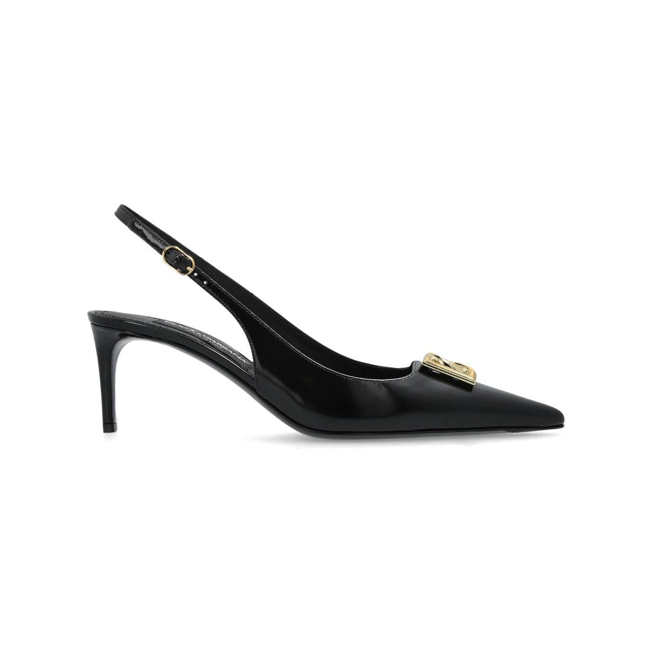 Dolce & Gabbana 60mm DG-logo slingback pumps Medium Heel Dolce & Gabbana Black