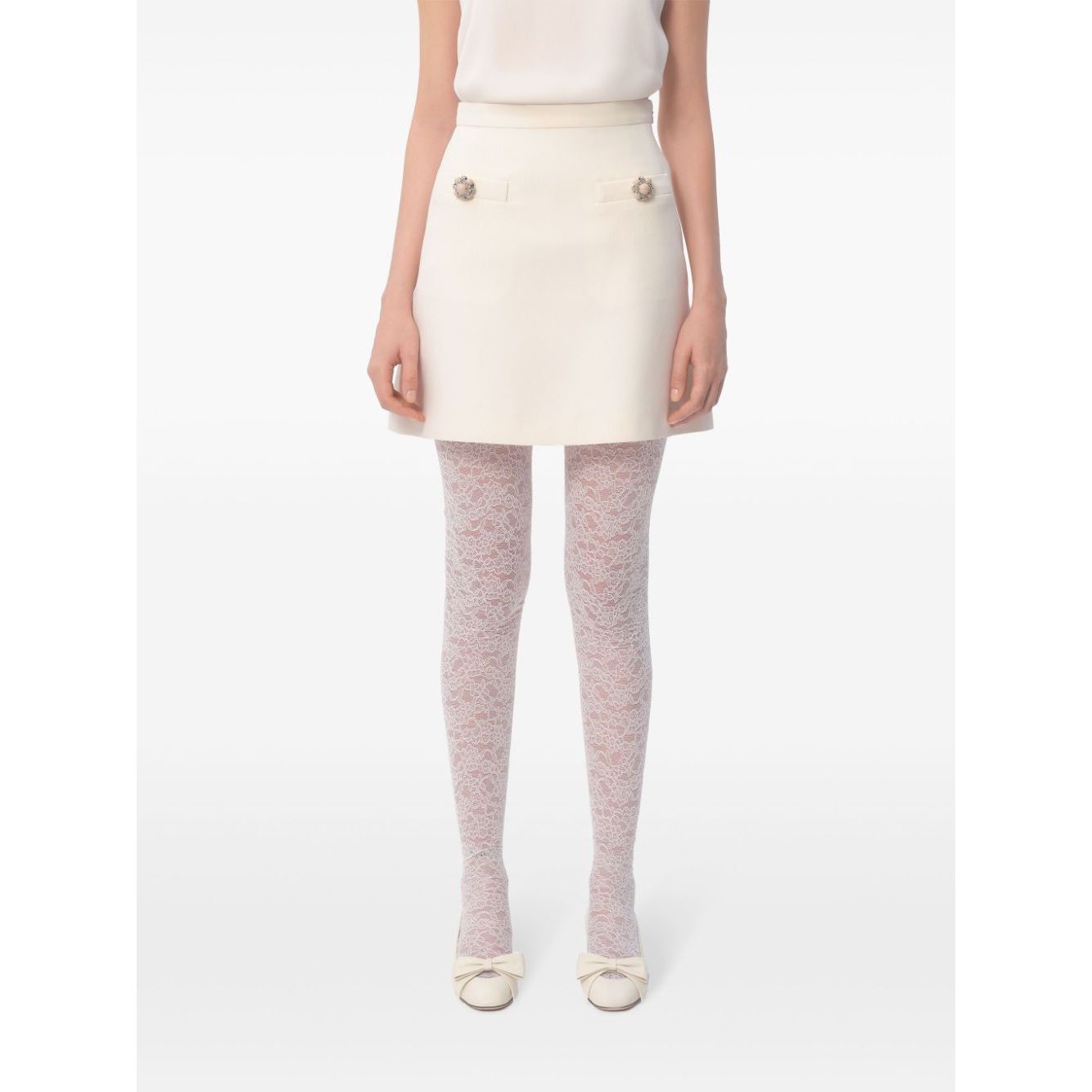 Valentino Crepe Couture Skirt Skirts