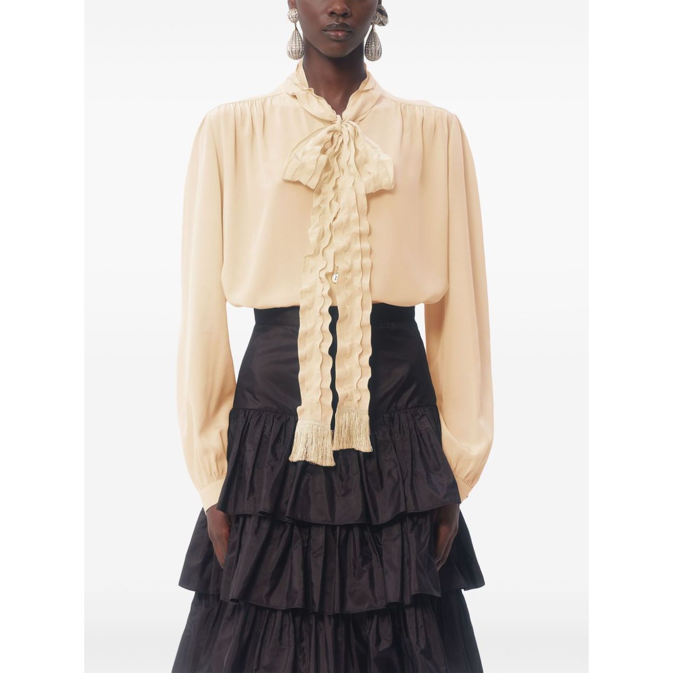 Valentino Crepe De Chine Shirt Shirts