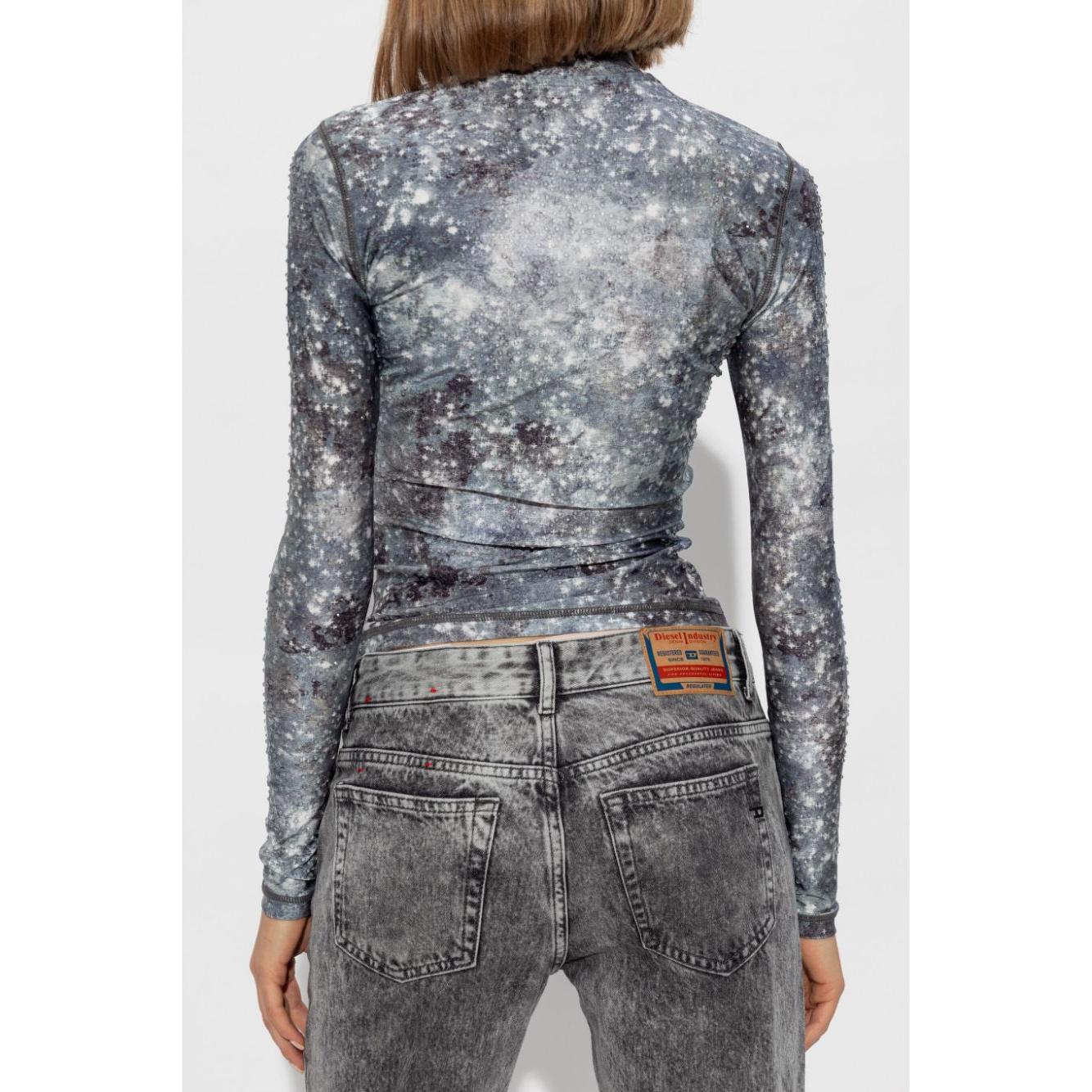 Diesel Sweaters Grey Topwear Diesel Slate Gray