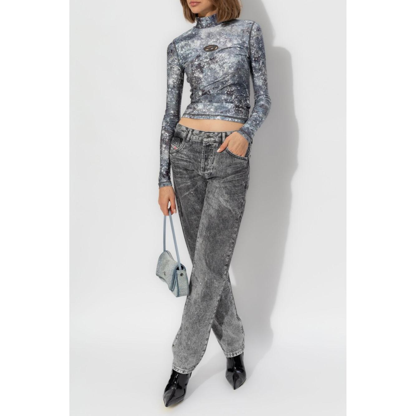 Diesel Sweaters Grey Topwear Diesel Light Gray