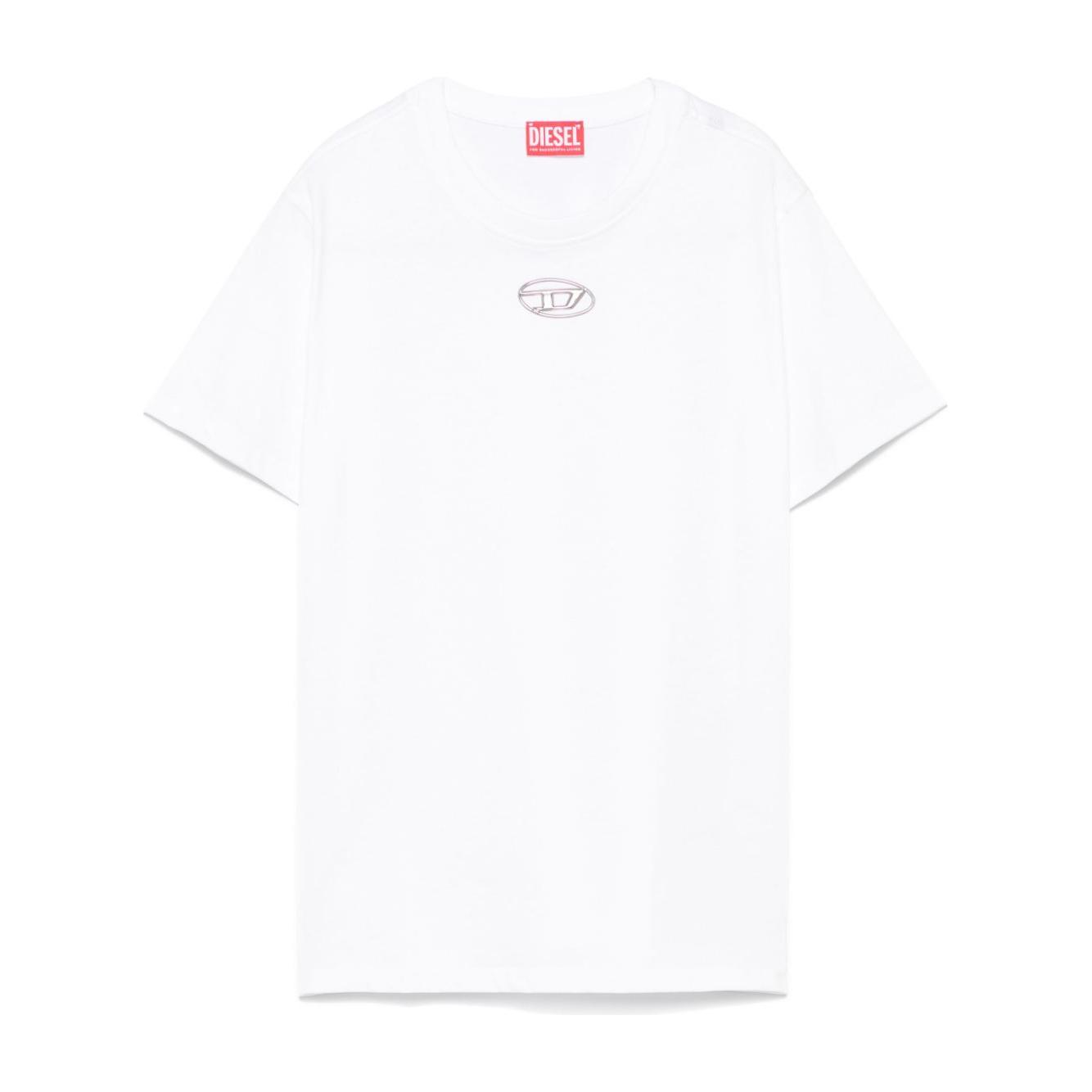 Diesel T-shirts and Polos White Topwear Diesel Ghost White