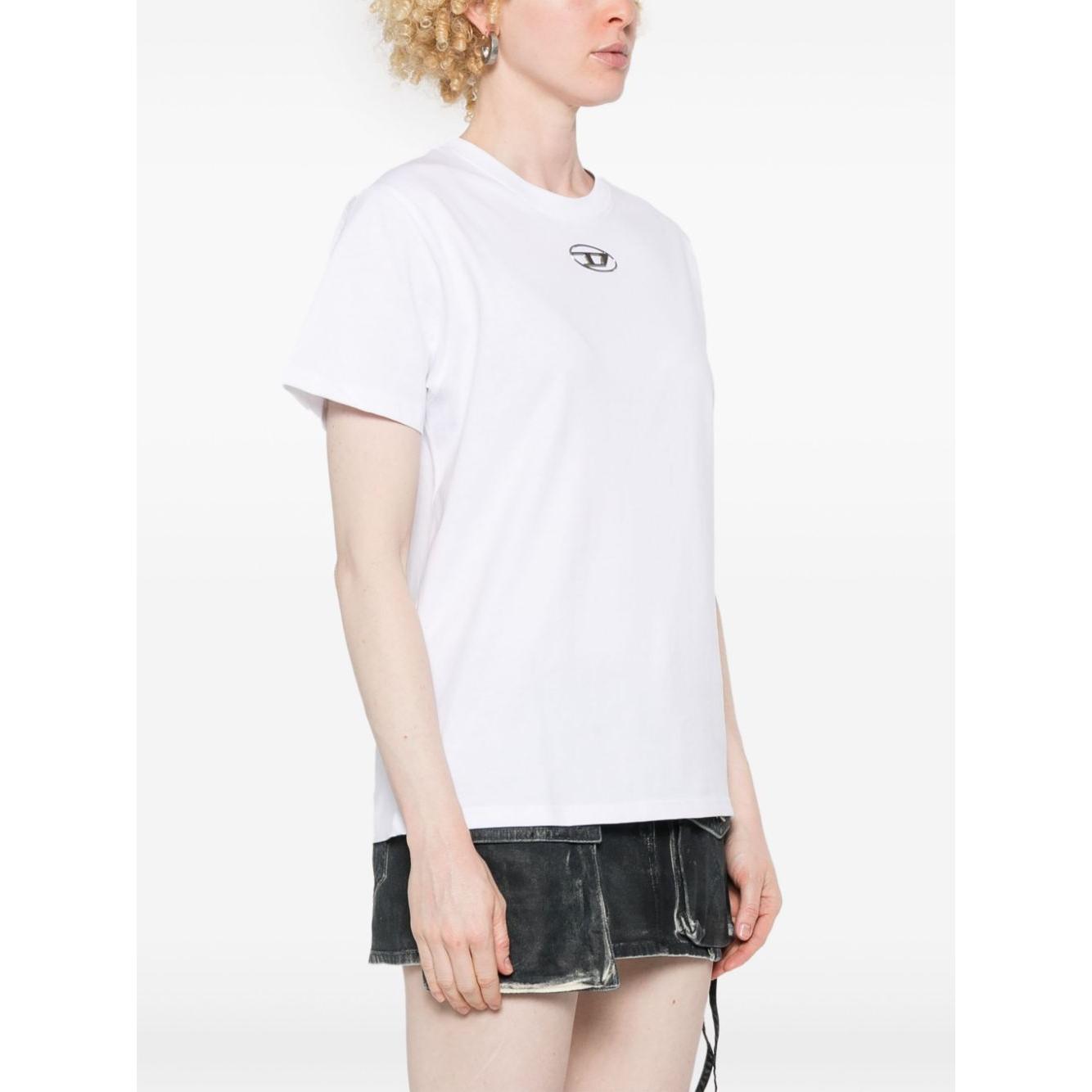 Diesel T-shirts and Polos White Topwear Diesel White Smoke