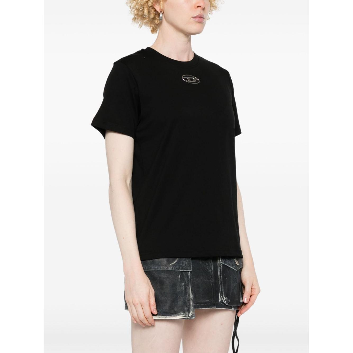Diesel T-shirts and Polos Black Topwear Diesel White Smoke