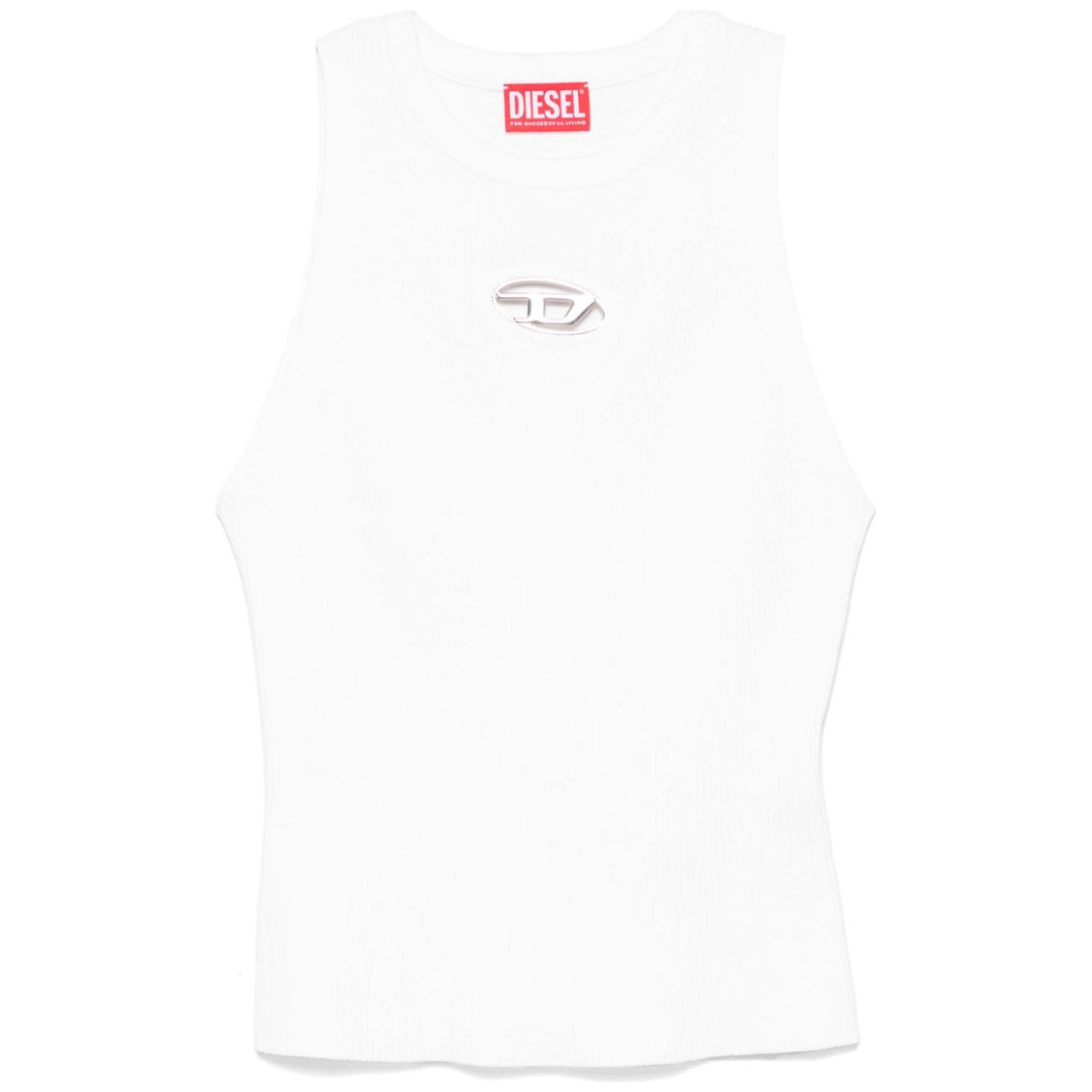 Diesel Top White Topwear Diesel Snow