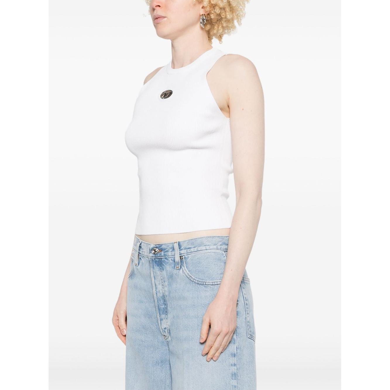 Diesel Top White Topwear Diesel Lavender