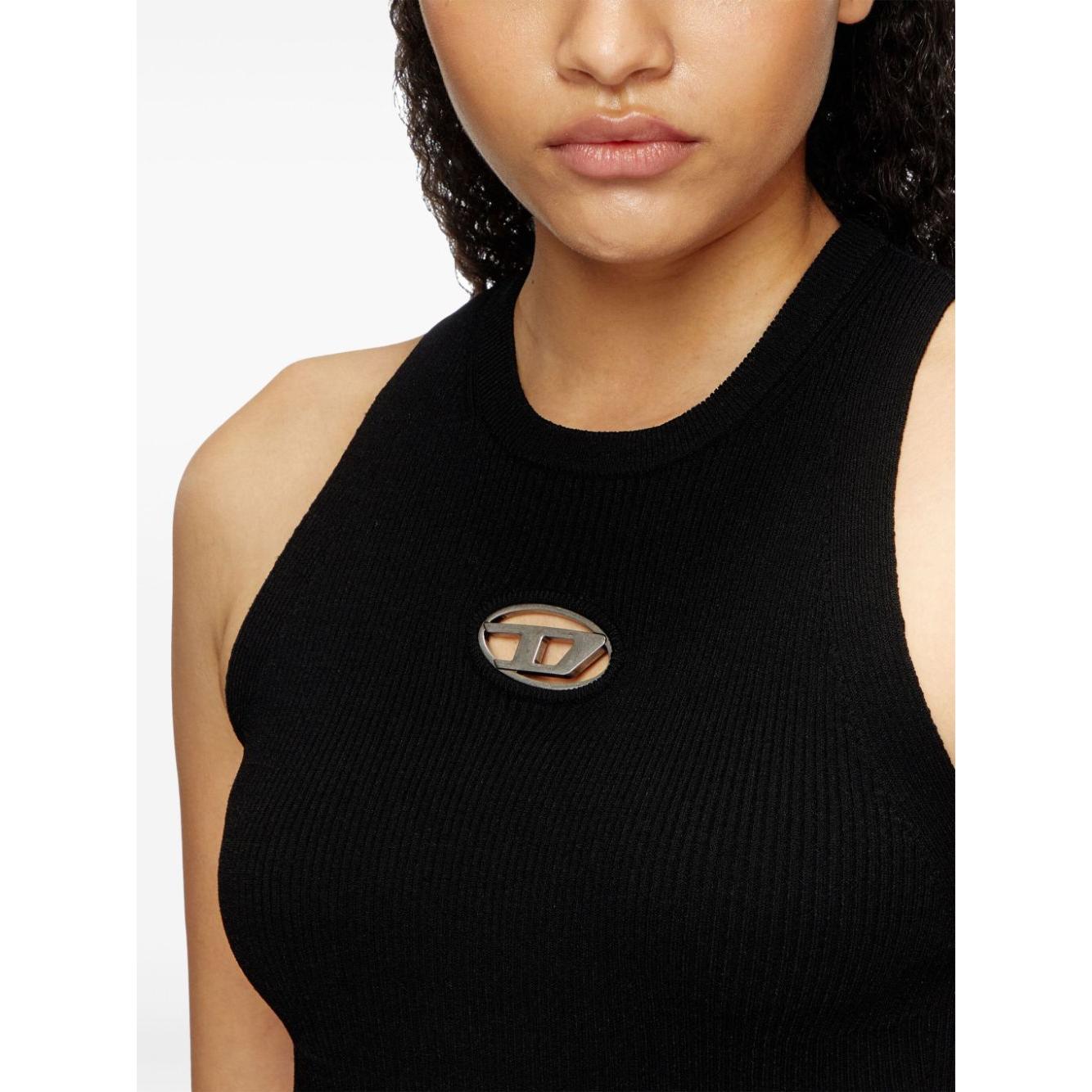 Diesel Top Black Topwear Diesel Tan