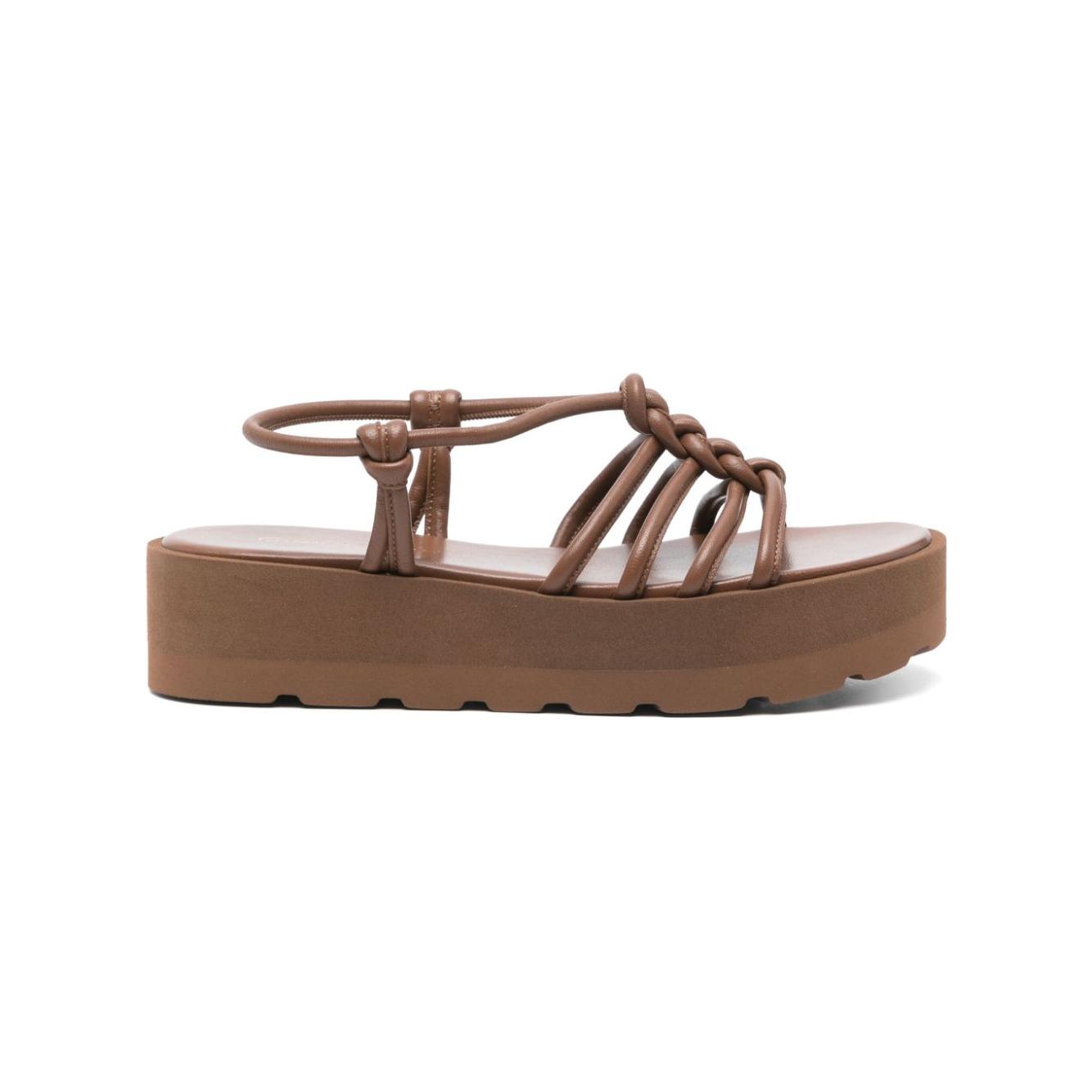 Gianvito Rossi Sandals Leather Brown Sandals Gianvito Rossi Dim Gray