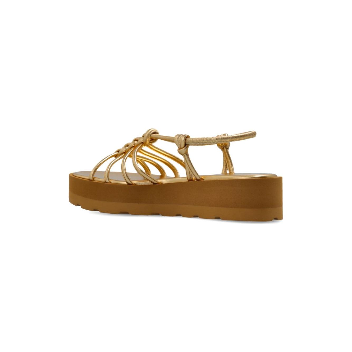 Gianvito Rossi Sandals Golden Sandals Gianvito Rossi Saddle Brown