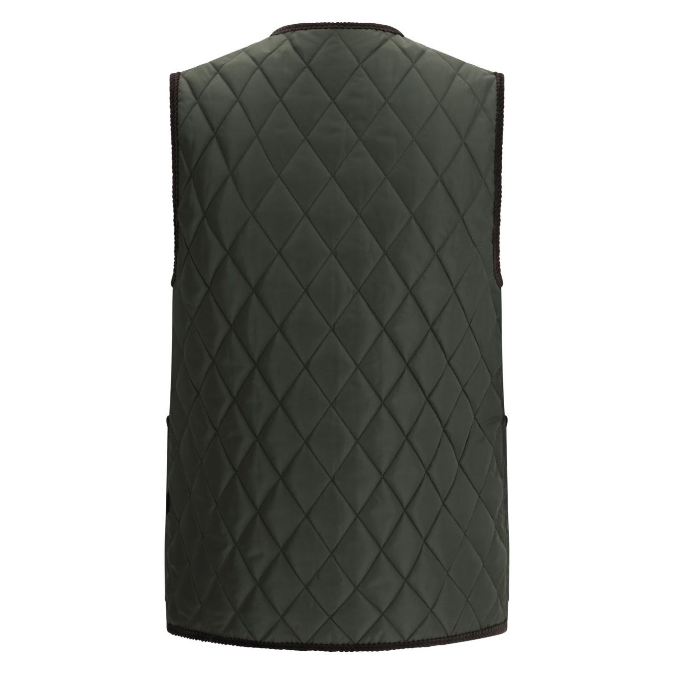 Burberry diamond-quilted sleeveless jacket Topwear