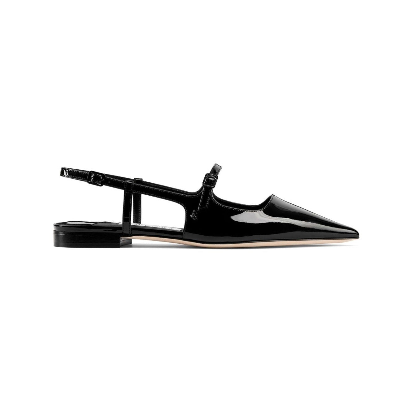 Jimmy Choo Didi Flat Patent Leather Low Shoes