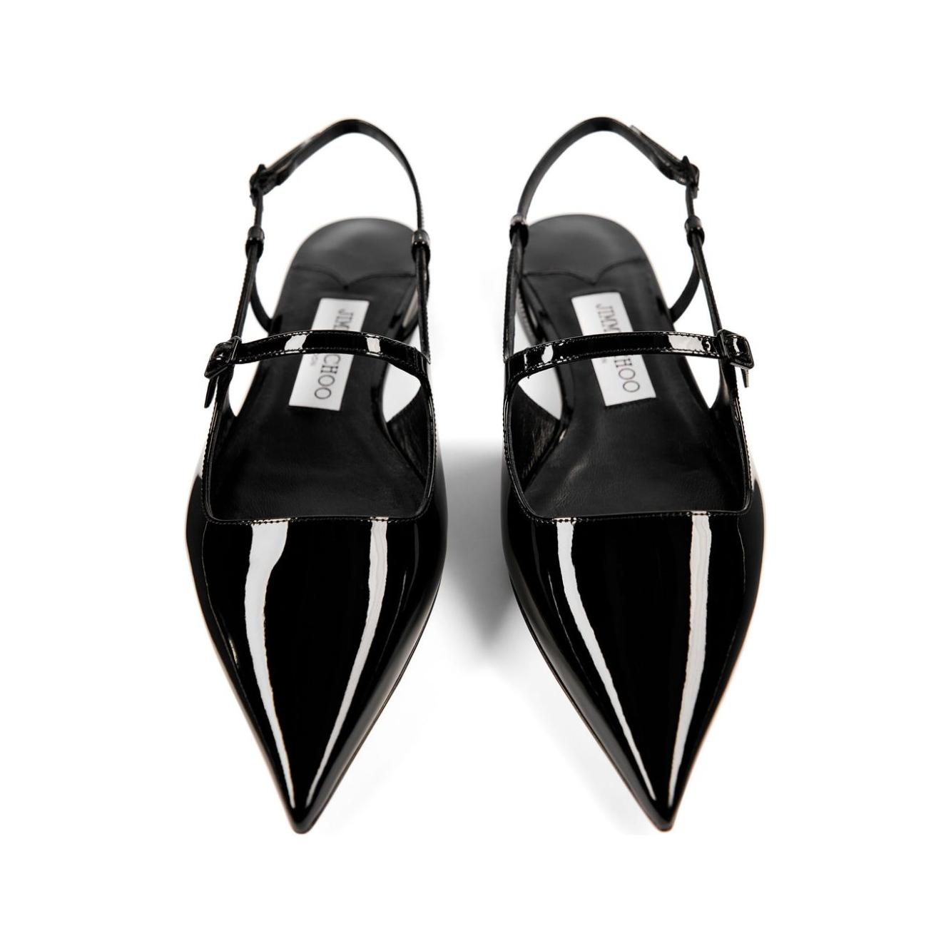 Jimmy Choo Didi Flat Patent Leather Low Shoes