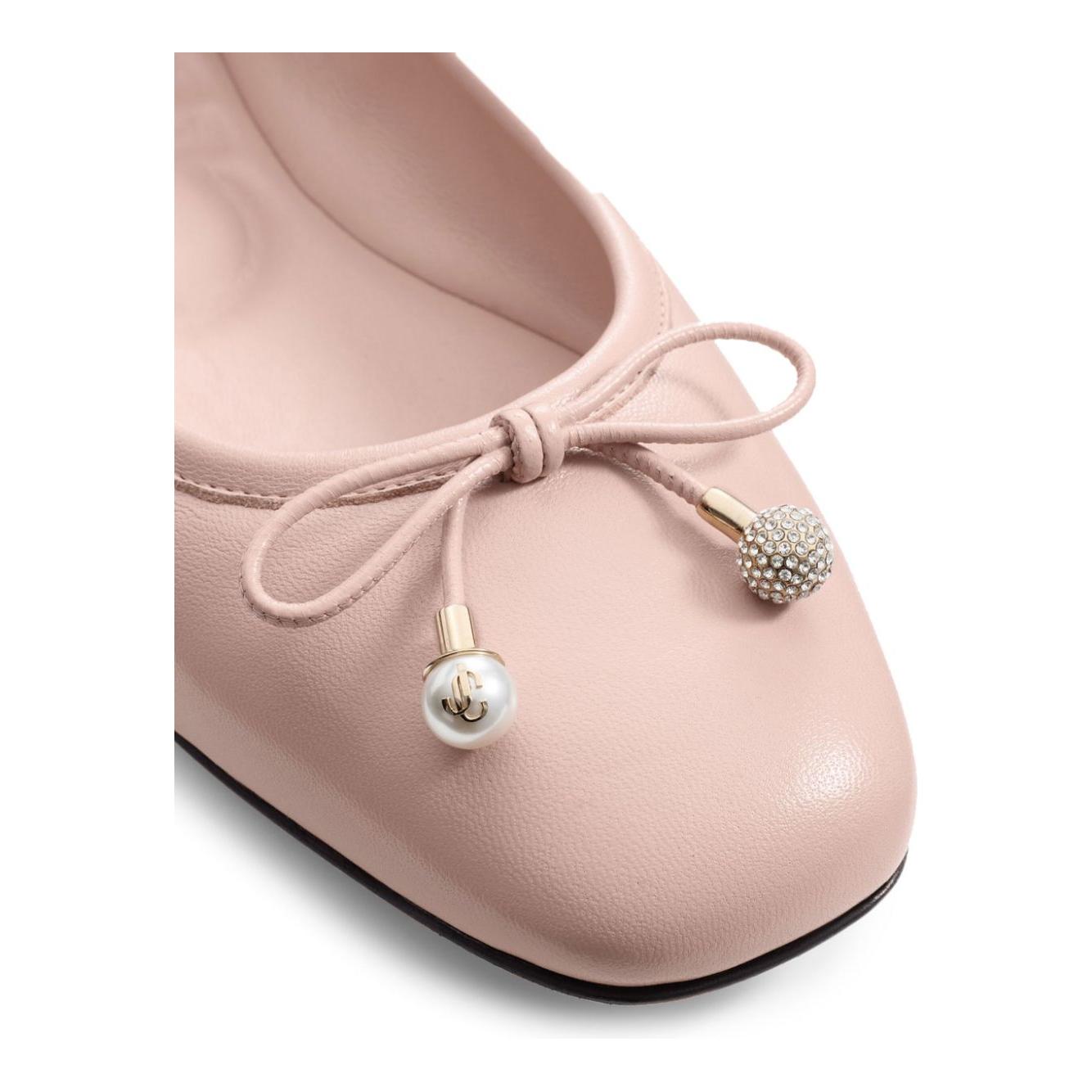 Jimmy Choo Elme Flat with Pearl embellishment
