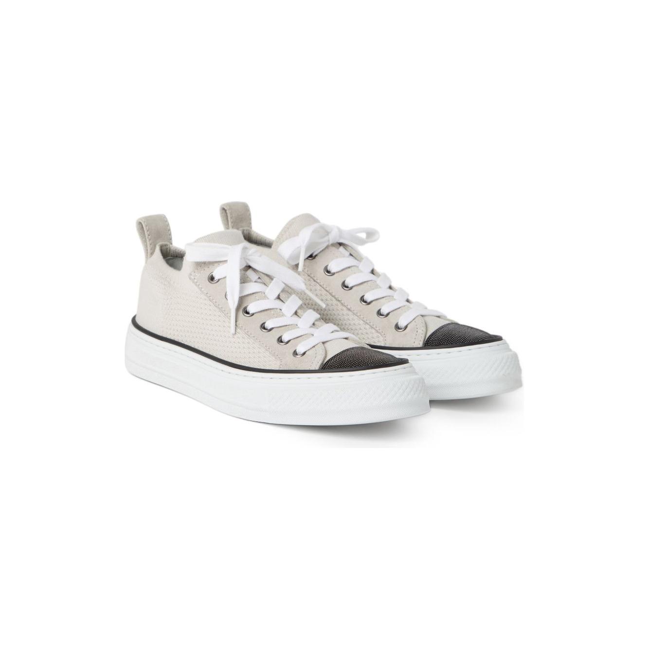 Brunello Cucinelli Sneakers White Sneakers Brunello Cucinelli Light Gray