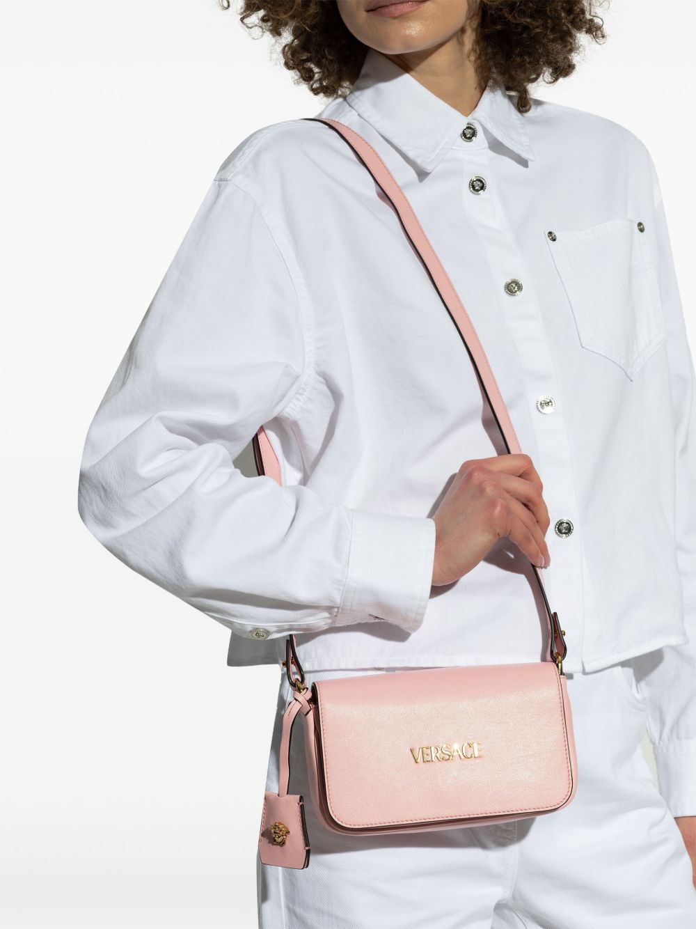 Versace Tag mini shoulder bag
