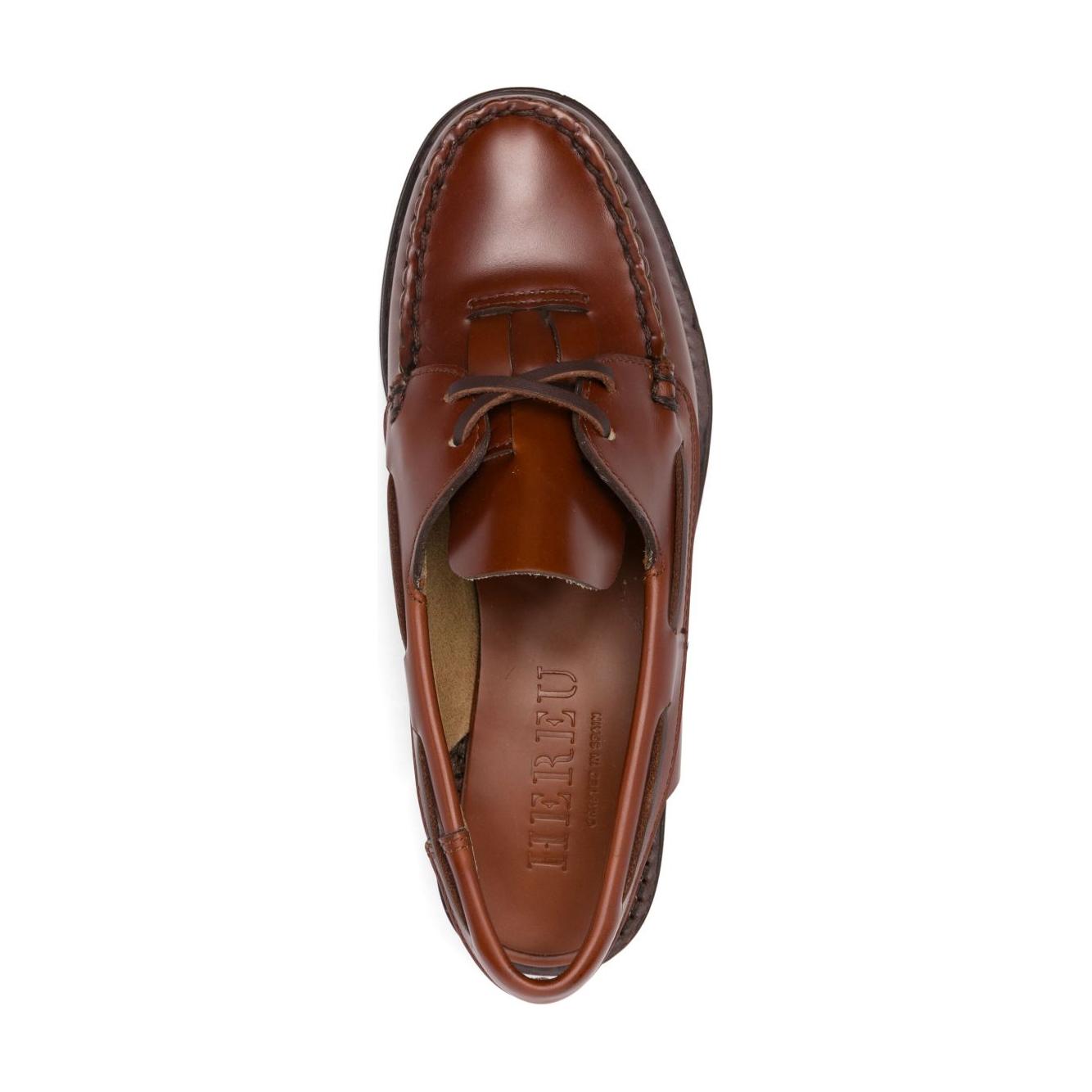 HEREU Flat shoes Leather Brown