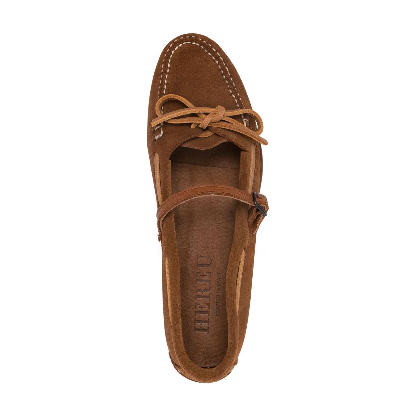 HEREU Flat shoes Leather Brown