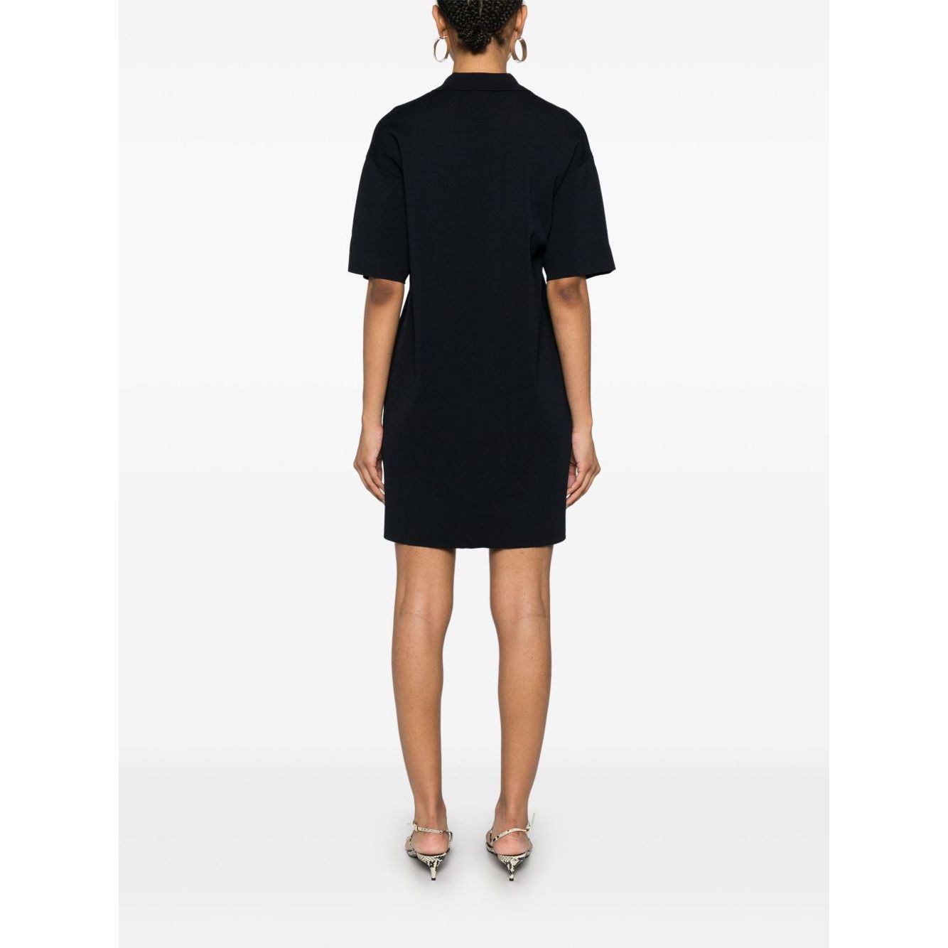 Parosh mini dress with collar detail and V-neckline Dresses