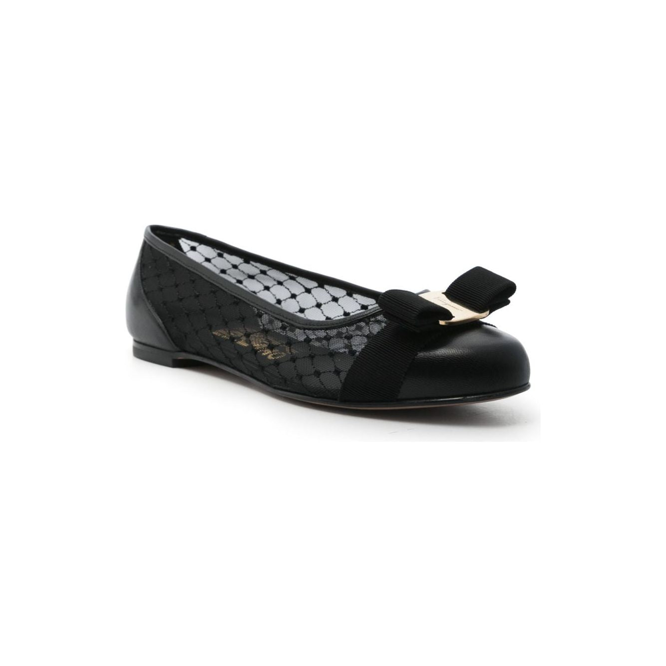 Ferragamo Varina Ballerinas Flat Shoes Ferragamo Light Gray