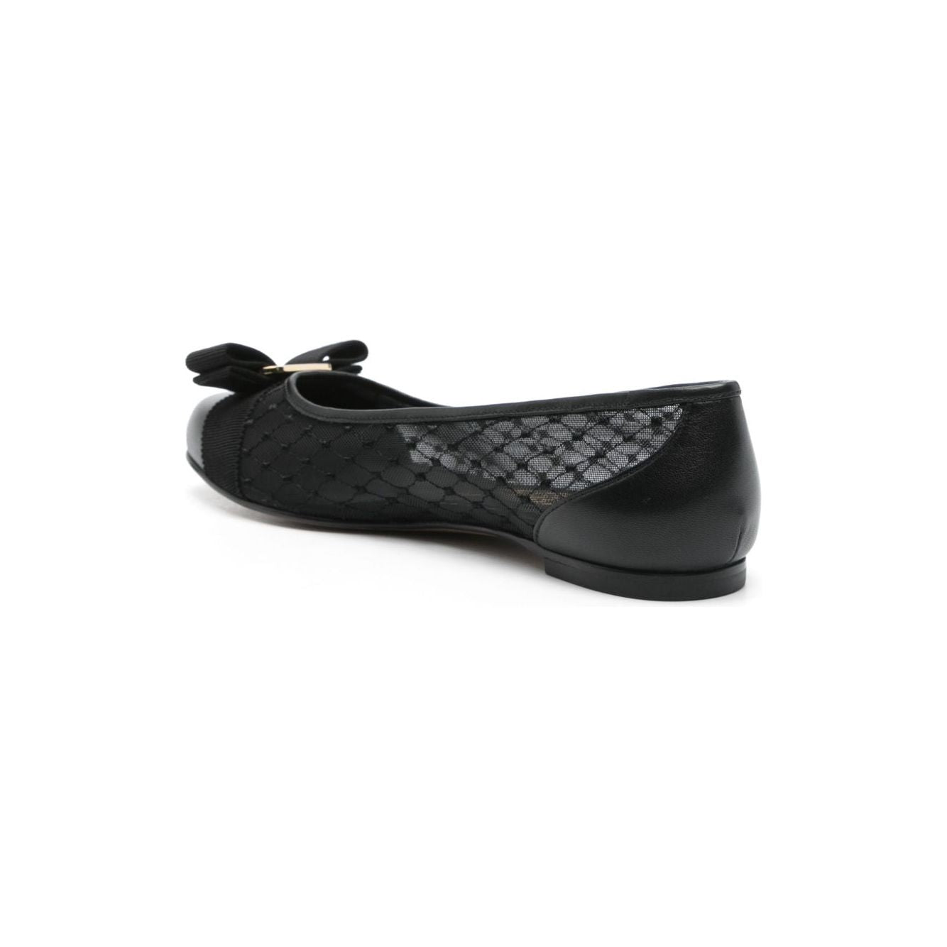 Ferragamo Varina Ballerinas Flat Shoes Ferragamo Dark Slate Gray